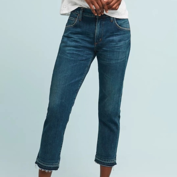 Citizens of Humanity Emerson Crop Slim Boyfriend Size 26 - Picture 2 of 9